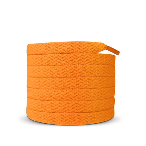 Jordan 1 Laces Basics Flat Thin - Mandarin Orange Laces